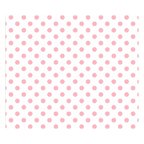 Polka Dots 50 x40  Blanket Back