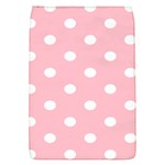 Polka Dots - White on Pink Removable Flap Cover (S)