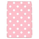 Polka Dots - White on Pink Removable Flap Cover (L)