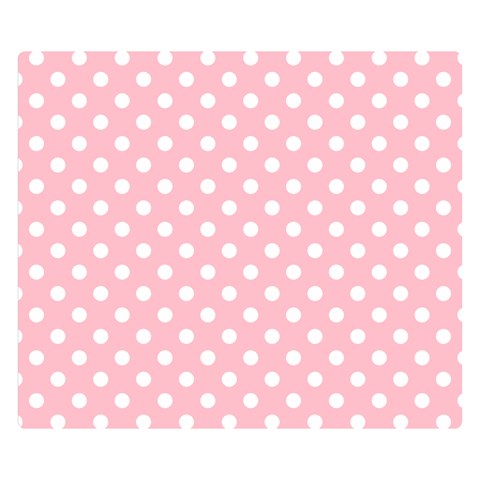 Polka Dots 50 x40  Blanket Front
