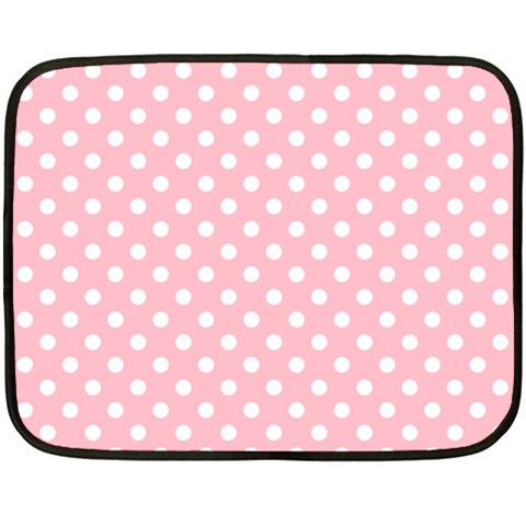 Polka Dots 35 x27  Blanket Back