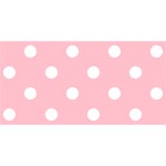Polka Dots - White on Pink YOU ARE INVITED 3D Greeting Card (8x4)