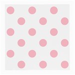 Polka Dots - Pink on White Medium Glasses Cloth