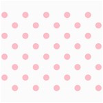 Polka Dots - Pink on White Collage 8  x 10 