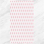 Polka Dots - Pink on White Canvas 40  x 72 