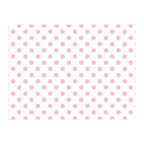 Polka Dots 35 x27  Blanket Front