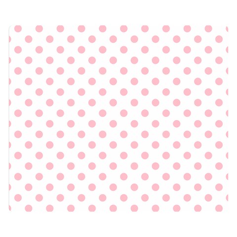 Polka Dots 50 x40  Blanket Front