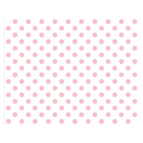 Polka Dots 60 x50  Blanket Back