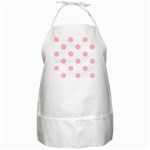 Polka Dots - Pink on White BBQ Apron