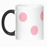 Polka Dots - Pink on White Morph Mug