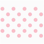 Polka Dots - Pink on White 5  x 7  Photo Cards