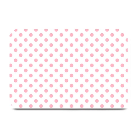 Polka Dots 18 x12  Plate Mat