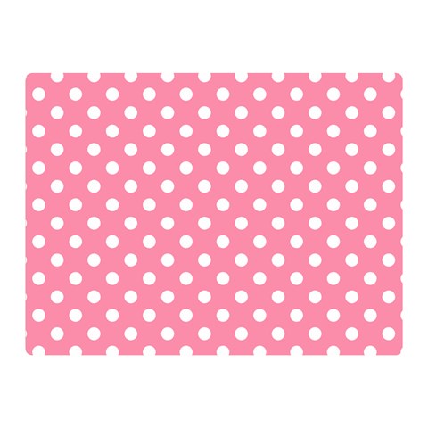 Polka Dots 35 x27  Blanket Front