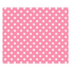 Polka Dots 50 x40  Blanket Back