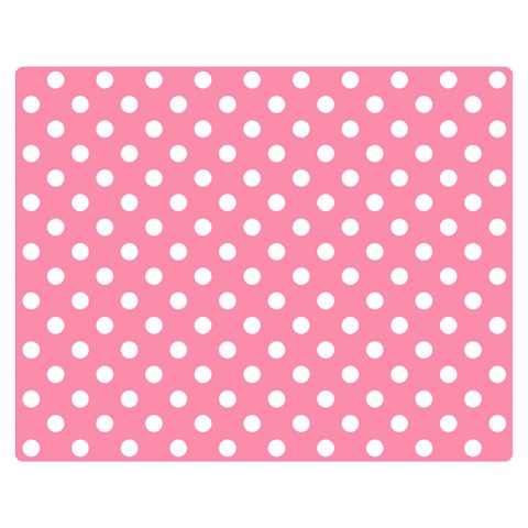 Polka Dots 60 x50  Blanket Back