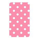 Polka Dots - White on Flamingo Pink Memory Card Reader (Rectangular)