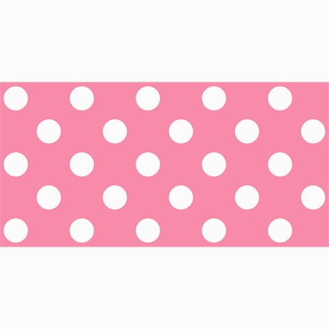 Polka Dots 8 x4  Photo Card - 1
