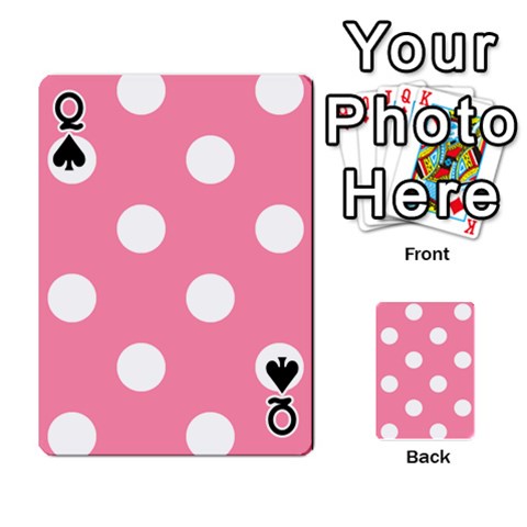 Queen Polka Dots Front - SpadeQ