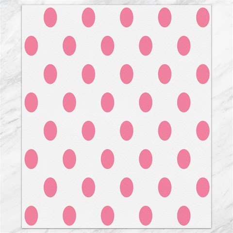 Polka Dots 8.15 x9.66  Canvas - 1