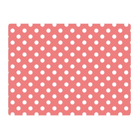 Polka Dots 35 x27  Blanket Front
