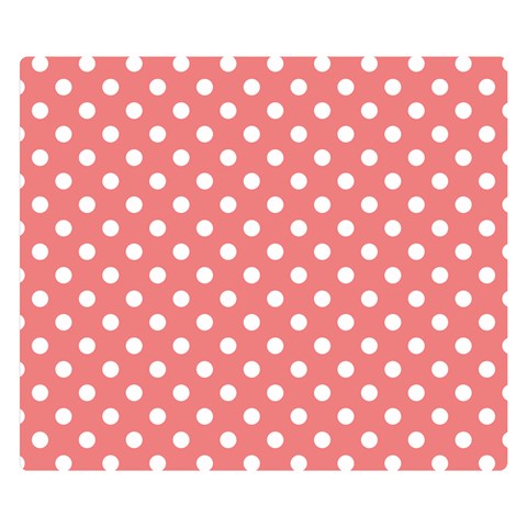 Polka Dots 50 x40  Blanket Front