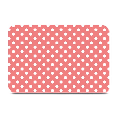 Polka Dots 18 x12  Plate Mat