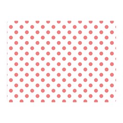 Polka Dots 35 x27  Blanket Back