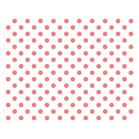 Polka Dots 60 x50  Blanket Front