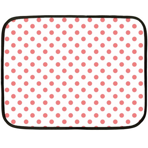 Polka Dots 35 x27  Blanket Front