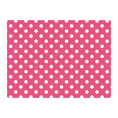 Polka Dots 35 x27  Blanket Front
