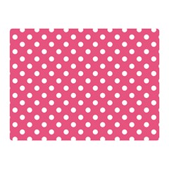 Polka Dots 35 x27  Blanket Back