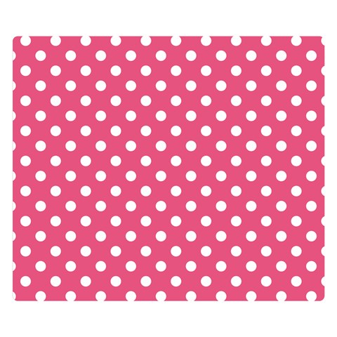 Polka Dots 50 x40  Blanket Front