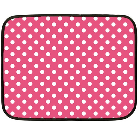 Polka Dots 35 x27  Blanket Front