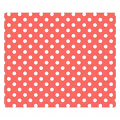 Polka Dots 50 x40  Blanket Back