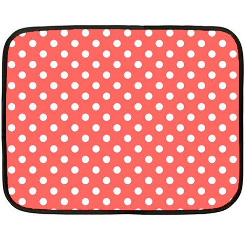 Polka Dots 35 x27  Blanket Front
