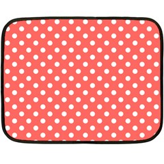 Polka Dots 35 x27  Blanket Back