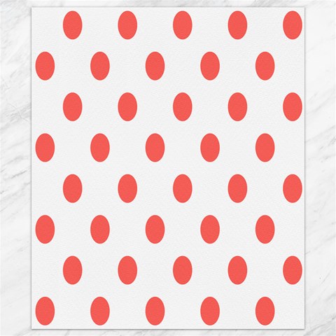 Polka Dots 8.15 x9.66  Canvas - 1