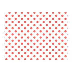 Polka Dots 35 x27  Blanket Back