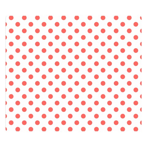 Polka Dots 50 x40  Blanket Front