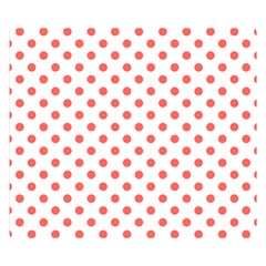 Polka Dots 50 x40  Blanket Back