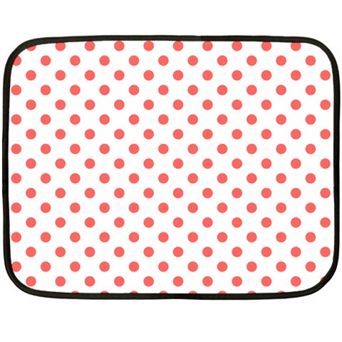 Polka Dots 35 x27  Blanket Front