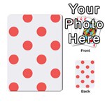 Polka Dots - Pastel Red on White Multi-purpose Cards (Rectangle)