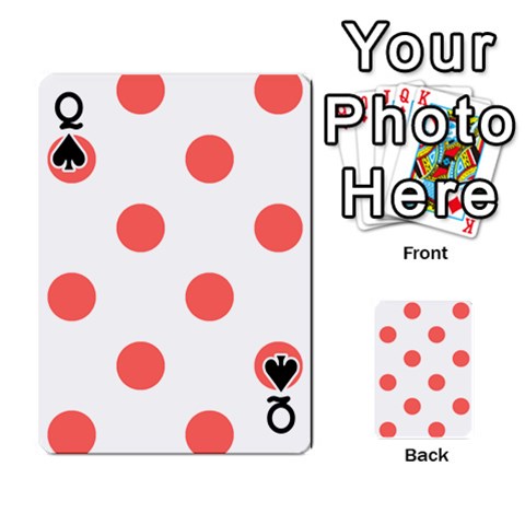 Queen Polka Dots Front - SpadeQ