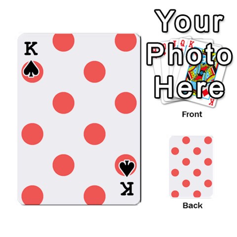 King Polka Dots Front - SpadeK