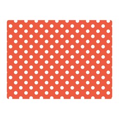 Polka Dots 35 x27  Blanket Back