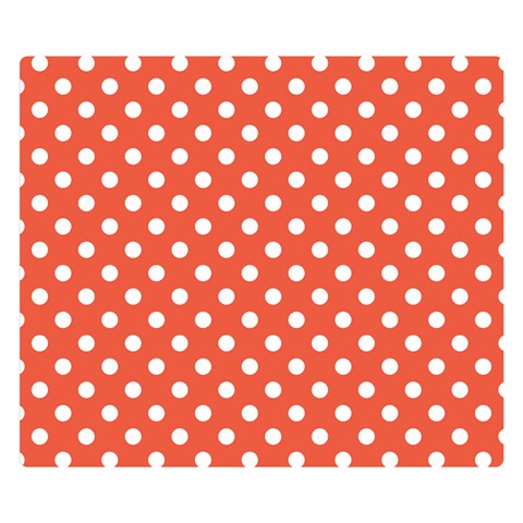 Polka Dots 50 x40  Blanket Front