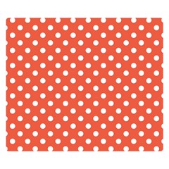 Polka Dots 50 x40  Blanket Back