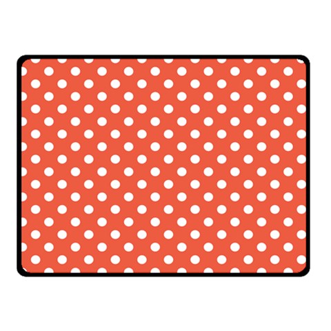 Polka Dots 45 x34  Blanket Front