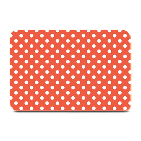 Polka Dots 18 x12  Plate Mat