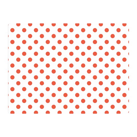 Polka Dots 35 x27  Blanket Front